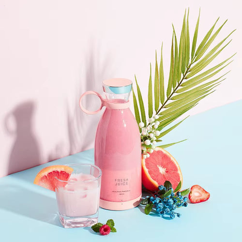Portable 350ml Rechargeable USB Smoothie Mixer and Mini Fruit Blender